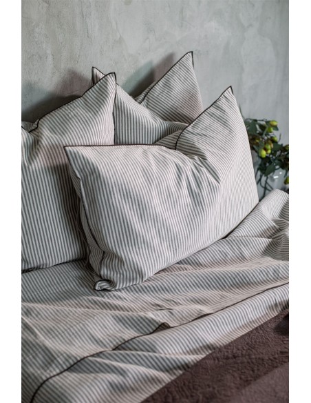 Striped Linen Pillowcase