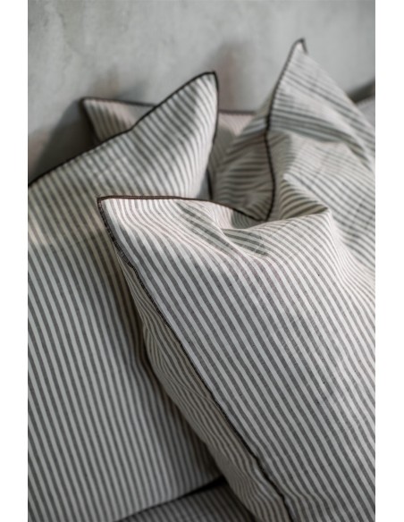 Striped Linen Pillowcase