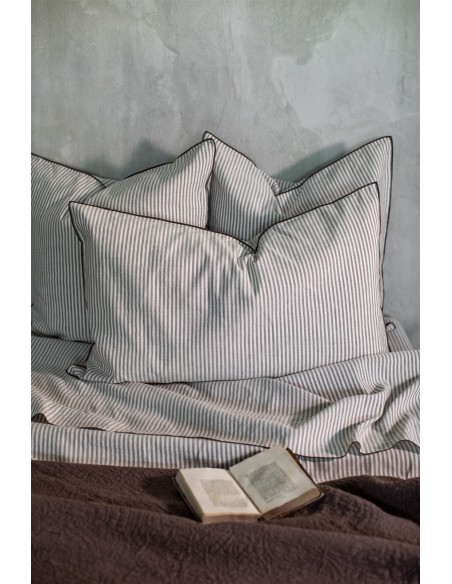 Striped Linen Pillowcase