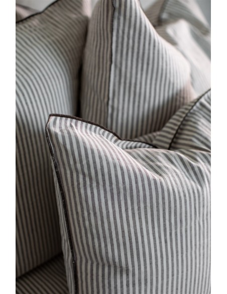 Striped Linen Pillowcase