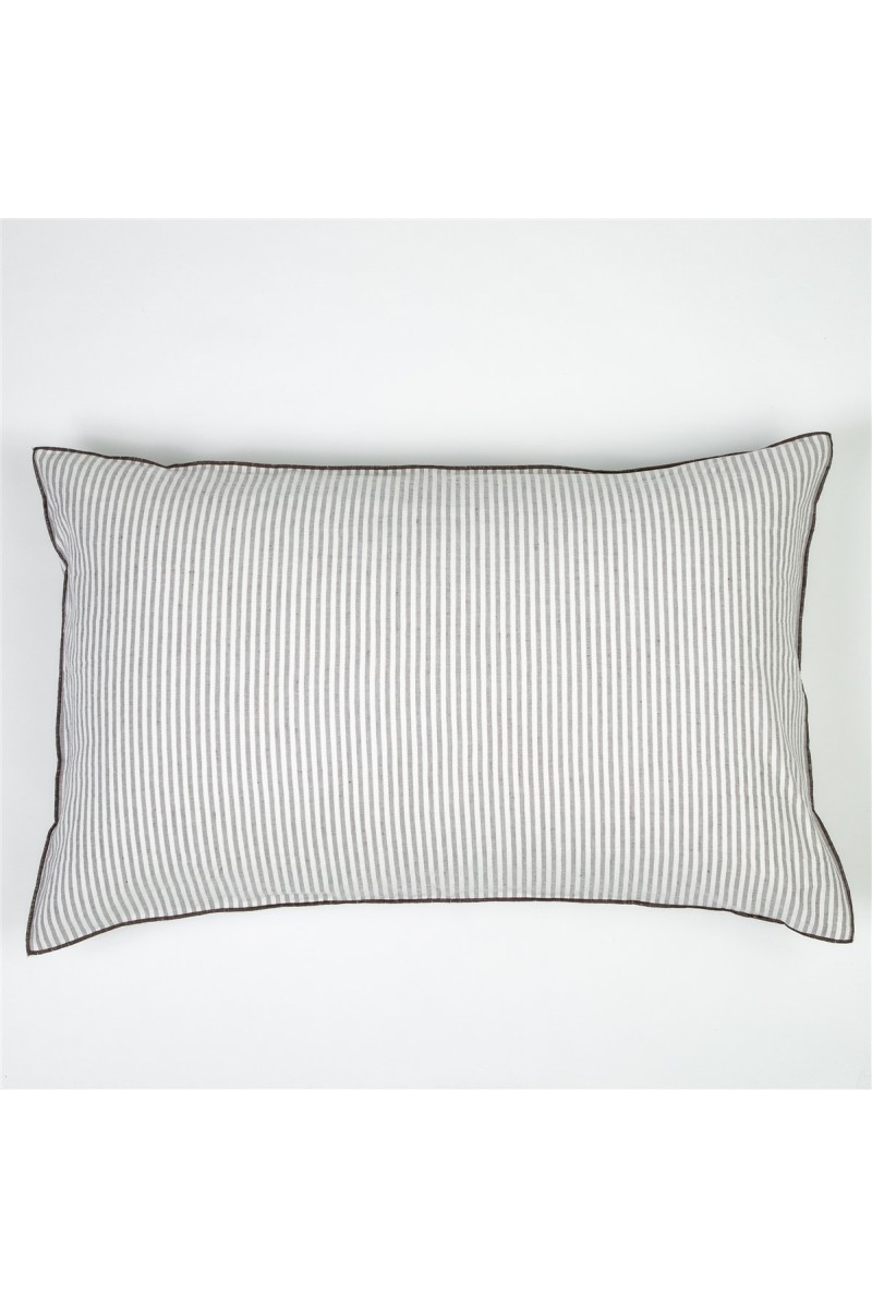 Striped Linen Pillowcase