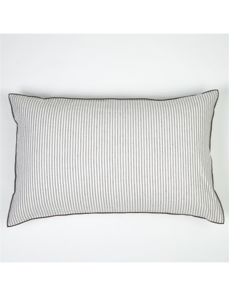 Striped Linen Pillowcase