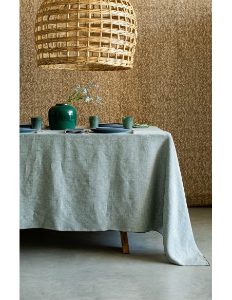 Nappe en lin Jacquard