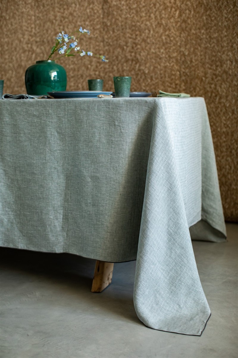Nappe en lin Jacquard