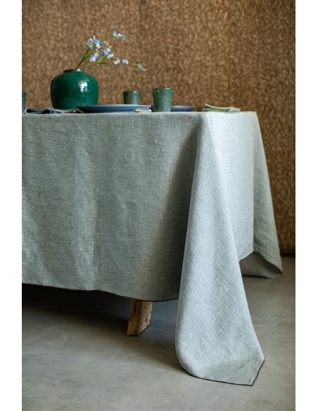 Nappe en lin Jacquard