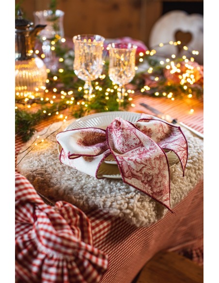 Set of 4 Cotton Placeholder Ribbons