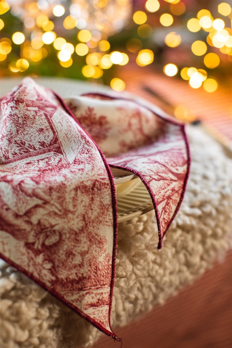 Set of 4 Cotton Placeholder Ribbons