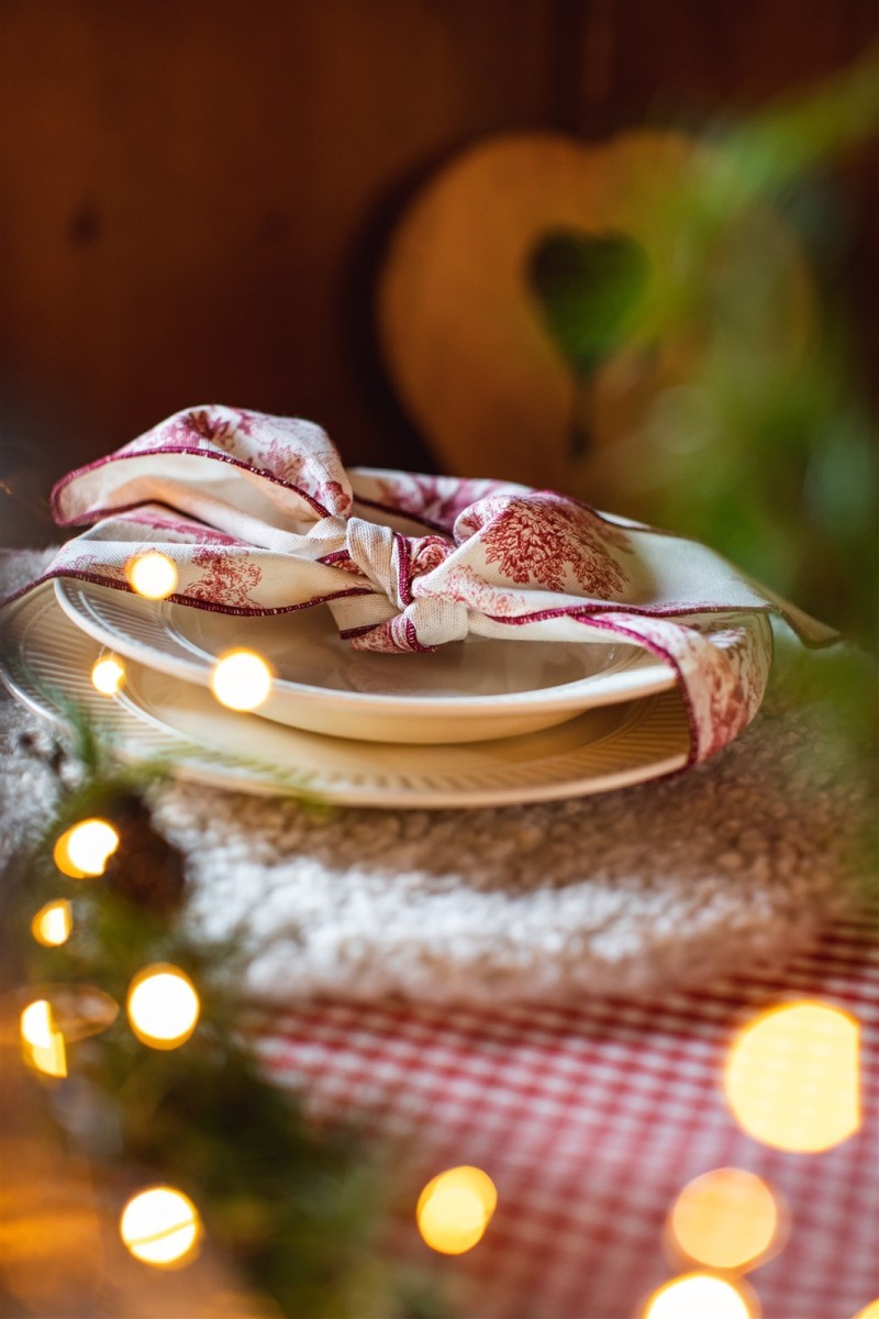 Set of 4 Cotton Placeholder Ribbons