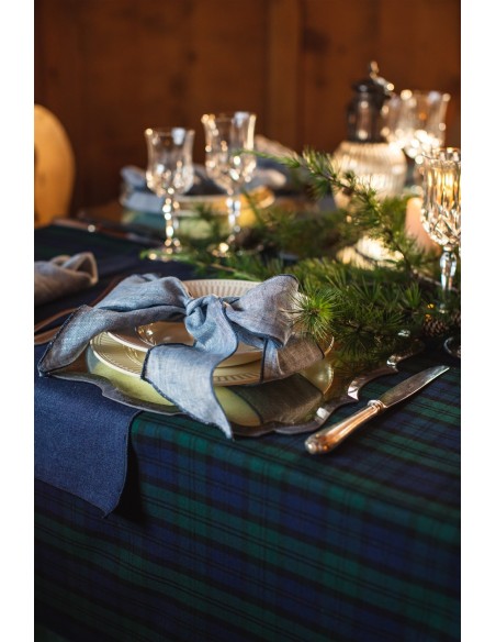 Set di 4 Nastri Segnaposto in Lino