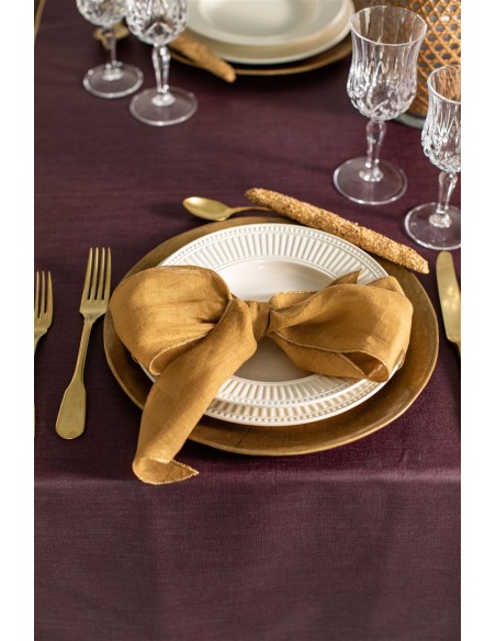 Set of 4 Linen Placeholder Ribbons