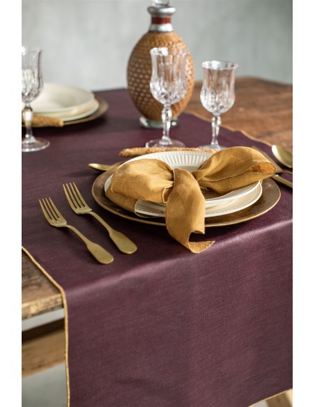 Set of 4 Linen Placeholder Ribbons