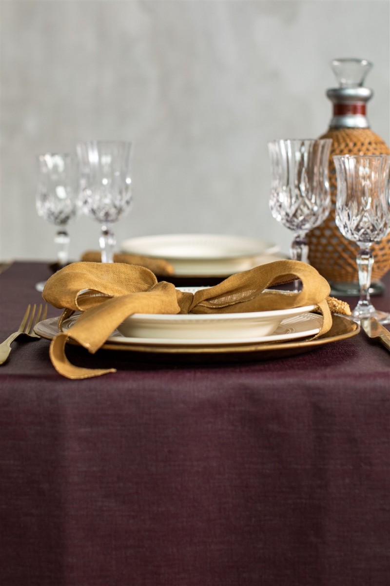 Set of 4 Linen Placeholder Ribbons