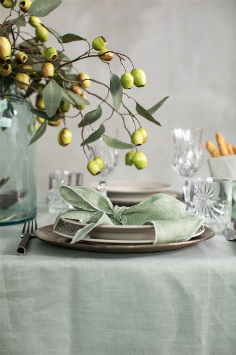 Set of 4 Linen Placeholder Ribbons