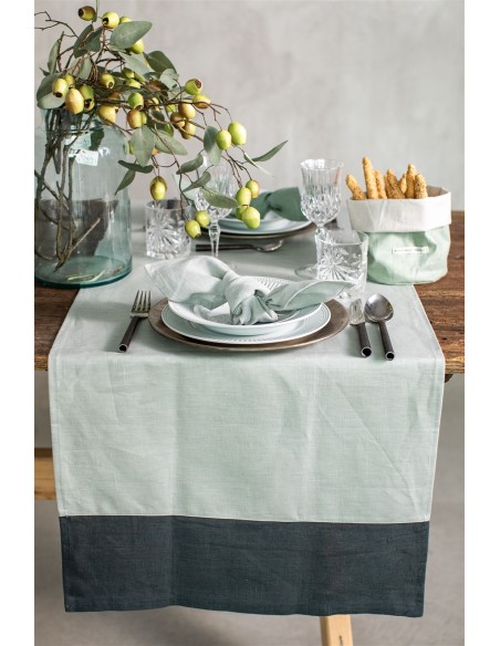 Set di 4 Nastri Segnaposto in Lino