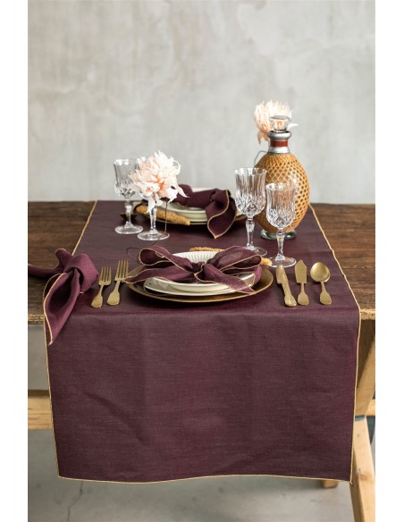 Set of 4 Linen Placeholder Ribbons