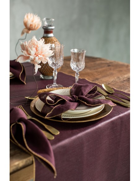 Set of 4 Linen Placeholder Ribbons