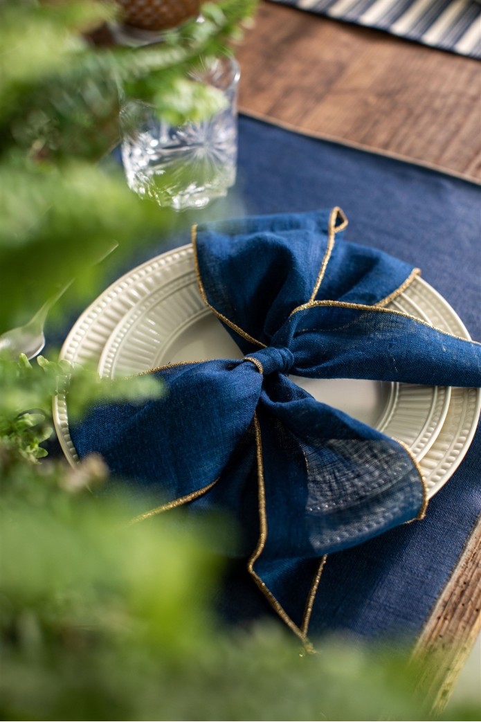 Set of 4 Linen Placeholder Ribbons 2