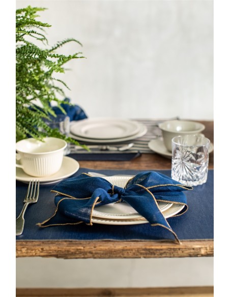 Lot de 4 rubans en lin