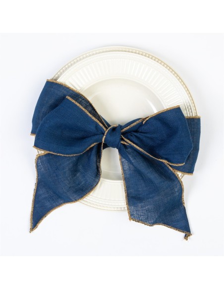 Set of 4 Linen Placeholder Ribbons