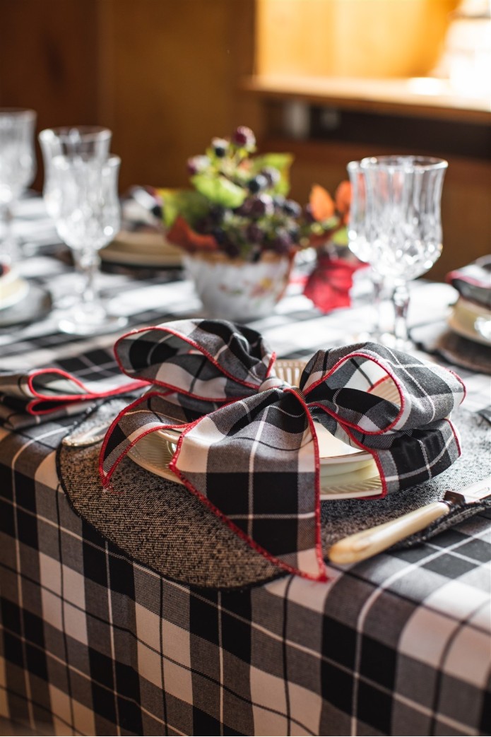 Lot de 4 rubans écossais 2