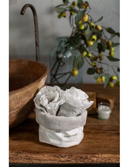 Panier Bauhaus en coton Lavette