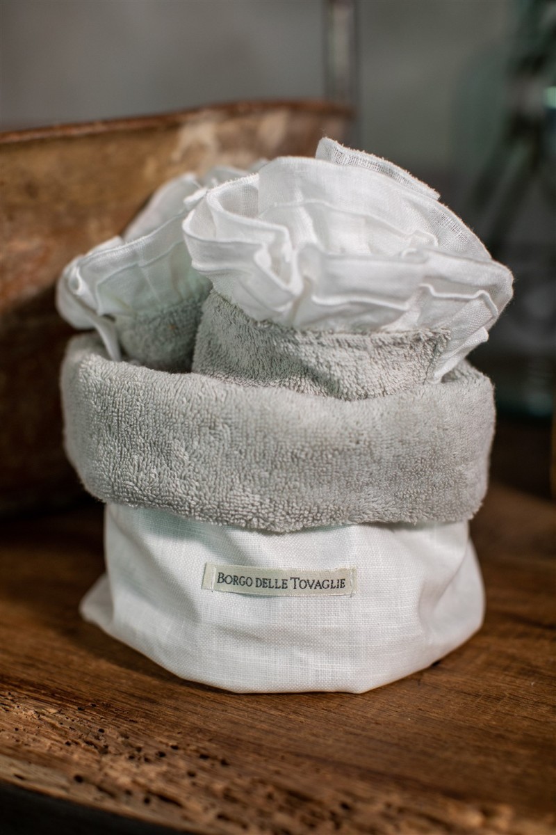 Panier Bauhaus en coton Lavette