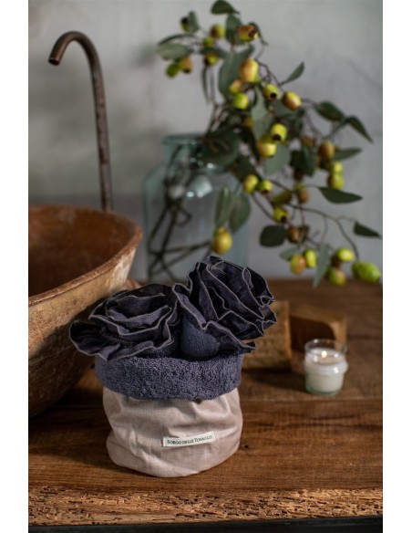 Panier Bauhaus en coton Lavette