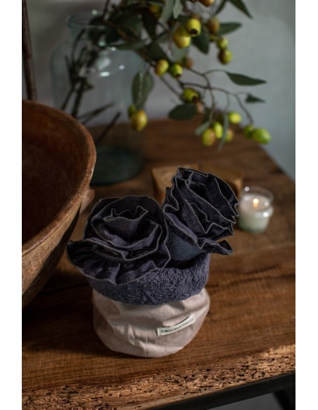 Cotton Bauhaus Lavettes Basket