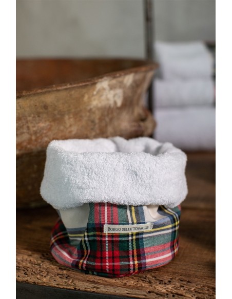 Cestino per Lavettes Bauhaus in Cotone