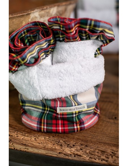 Cestino per Lavettes Bauhaus in Cotone