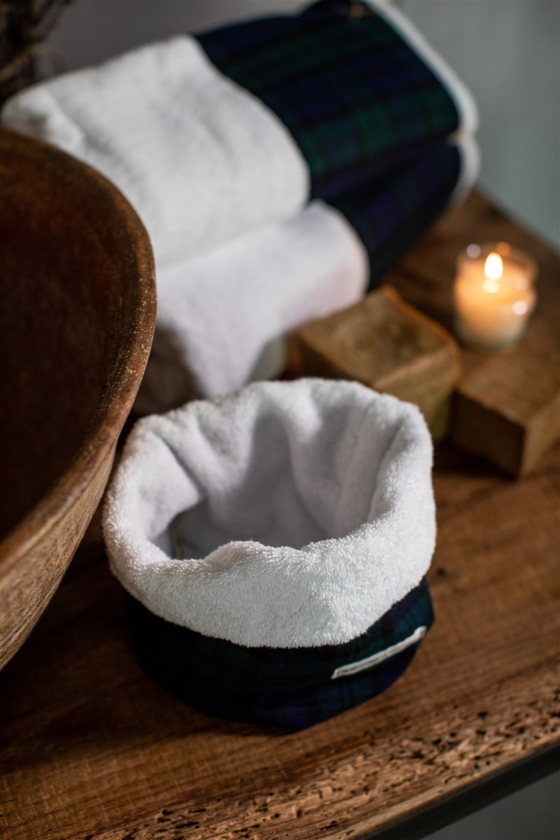 Cestino per Lavettes Bauhaus in Cotone