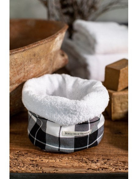 Cotton Bauhaus Lavettes Basket