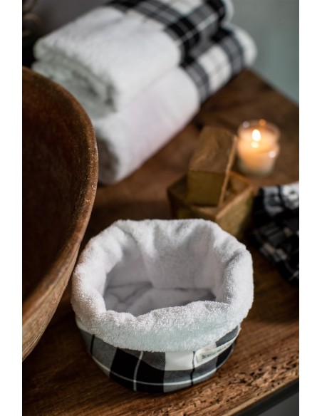 Cotton Bauhaus Lavettes Basket