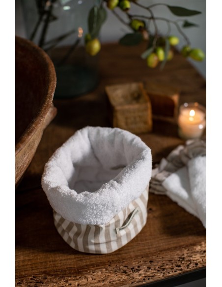 Cotton Bauhaus Lavettes Basket