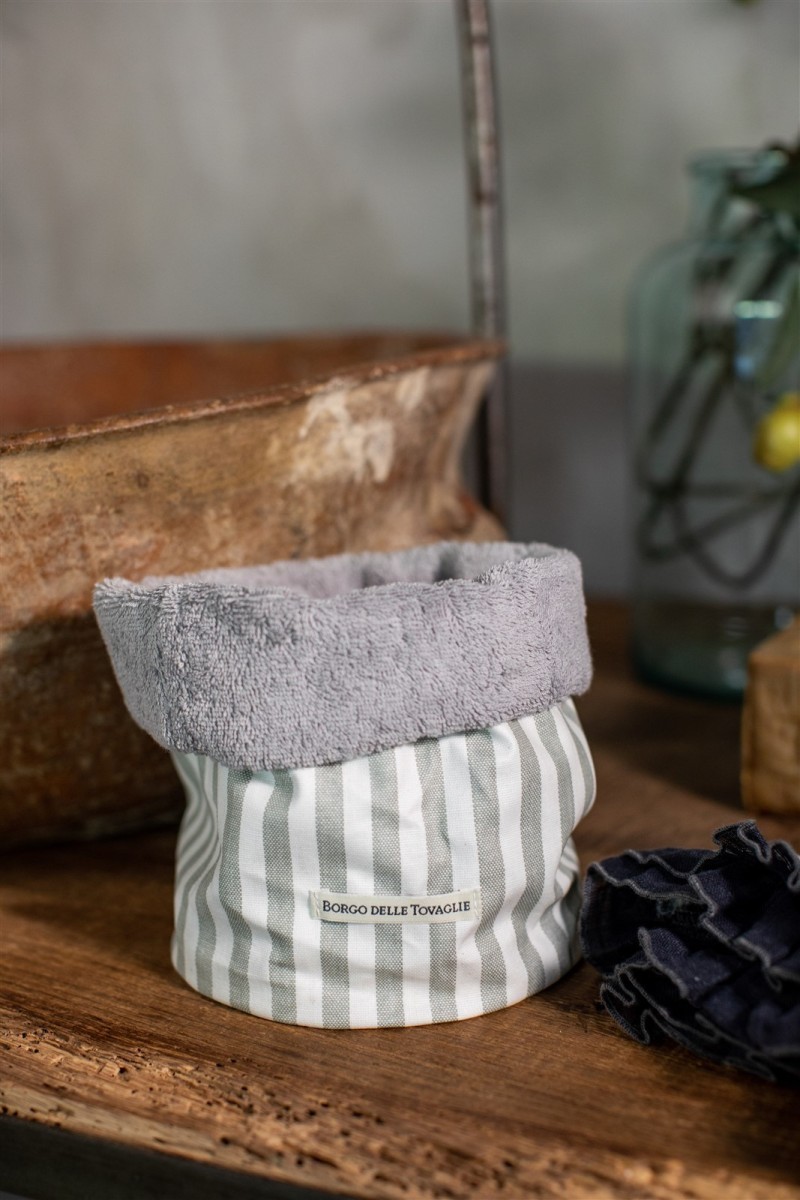 Cotton Bauhaus Lavettes Basket