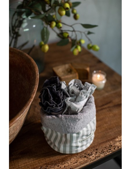 Panier Bauhaus en coton Lavette