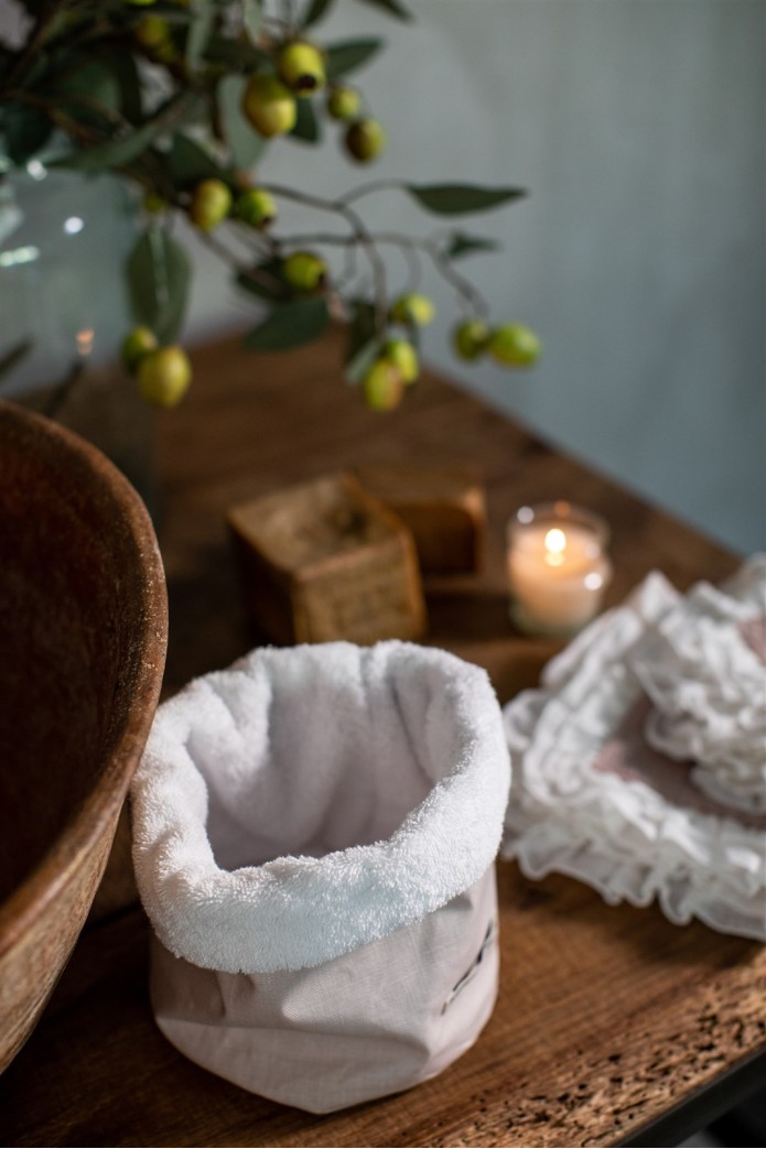 Panier Bauhaus en coton Lavette 2