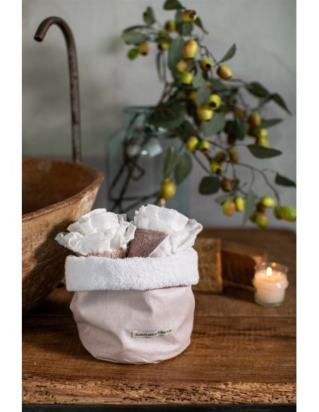 Cotton Bauhaus Lavettes Basket