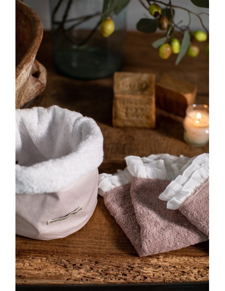 Cotton Bauhaus Lavettes Basket