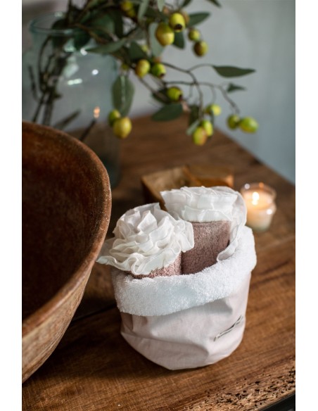 Cotton Bauhaus Lavettes Basket