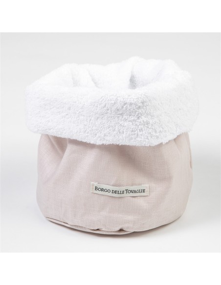 Cestino per Lavettes Bauhaus in Cotone