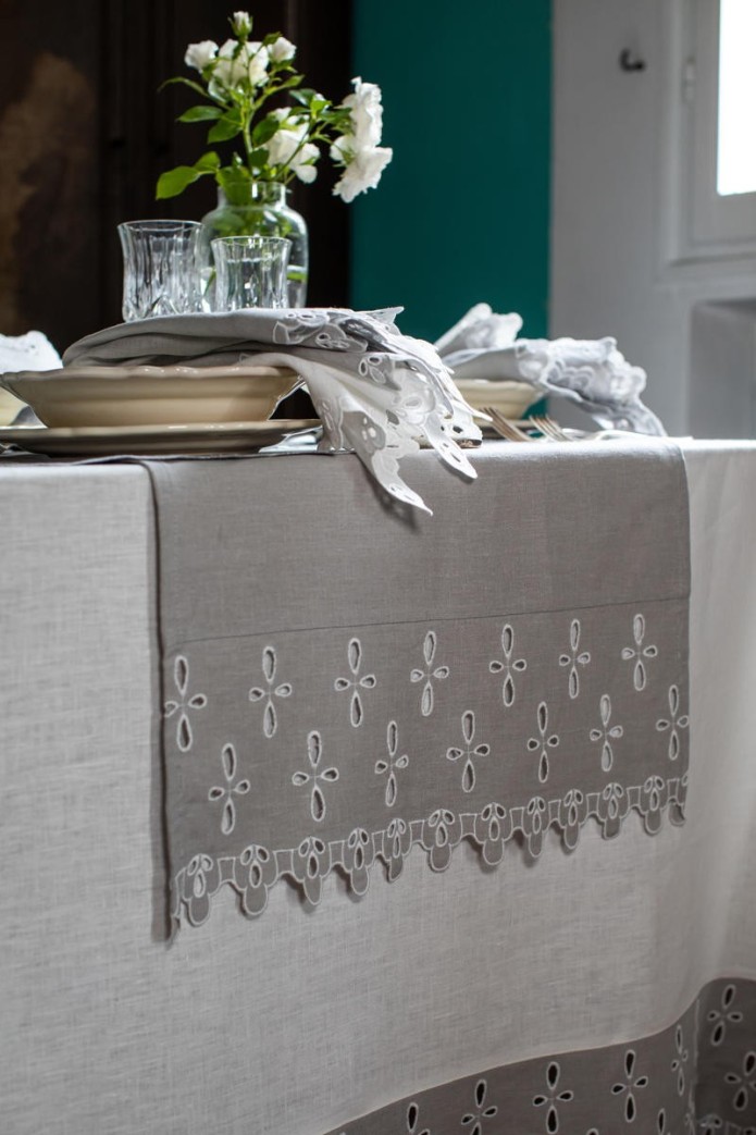 Amalfi Runner in Stain Resistant Linen 2