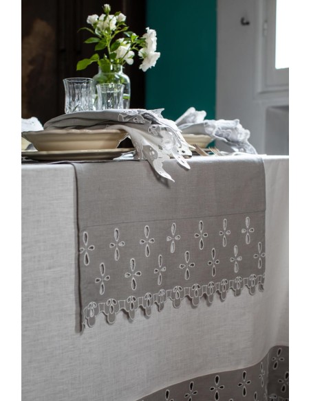 Amalfi Runner in Stain Resistant Linen