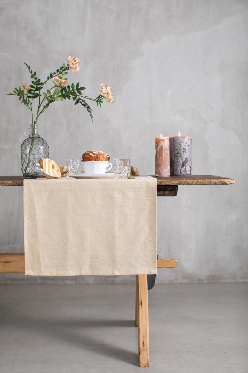 Chemin de table en lin Pure 