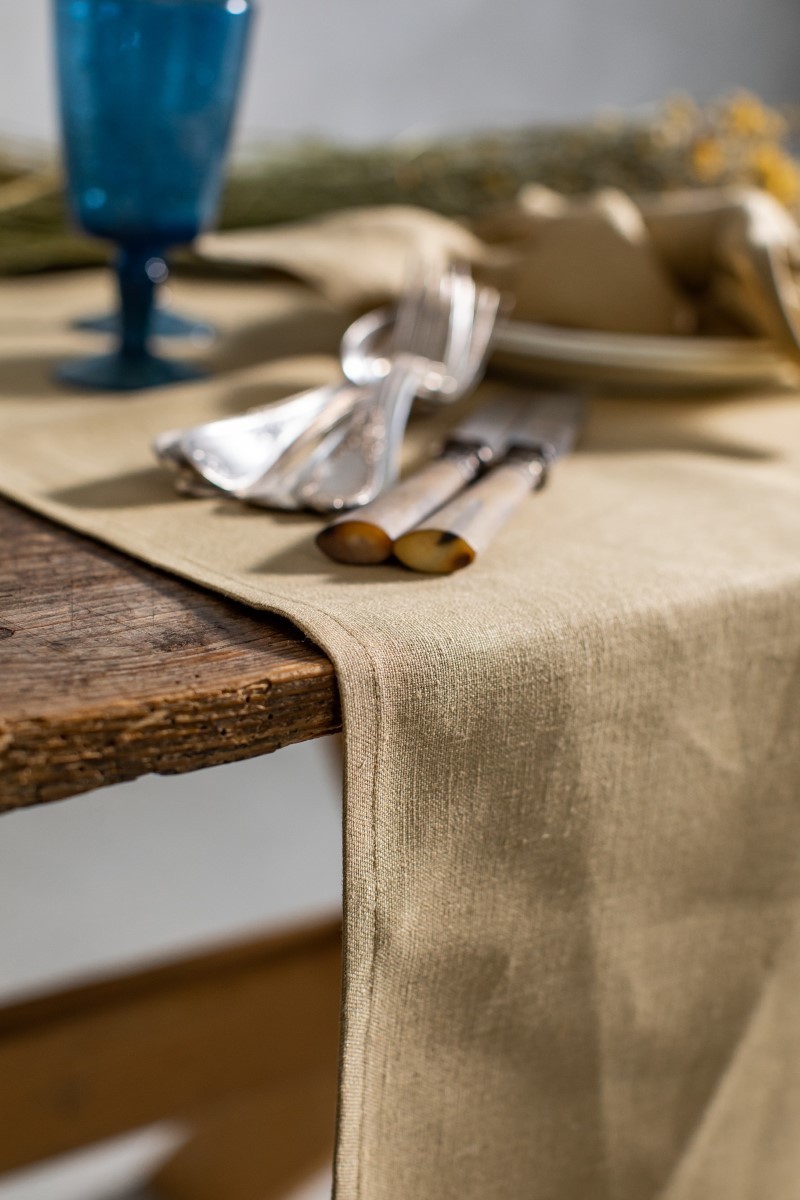 Chemin de table en lin Pure