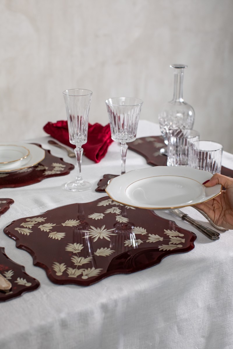 Sous-plaque en verre Firenze