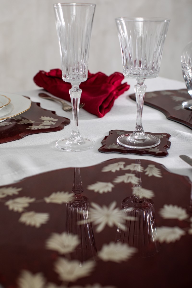 Sous-plaque en verre Firenze