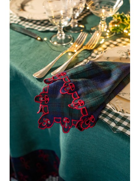 Serviette de table écossaise Amalfi