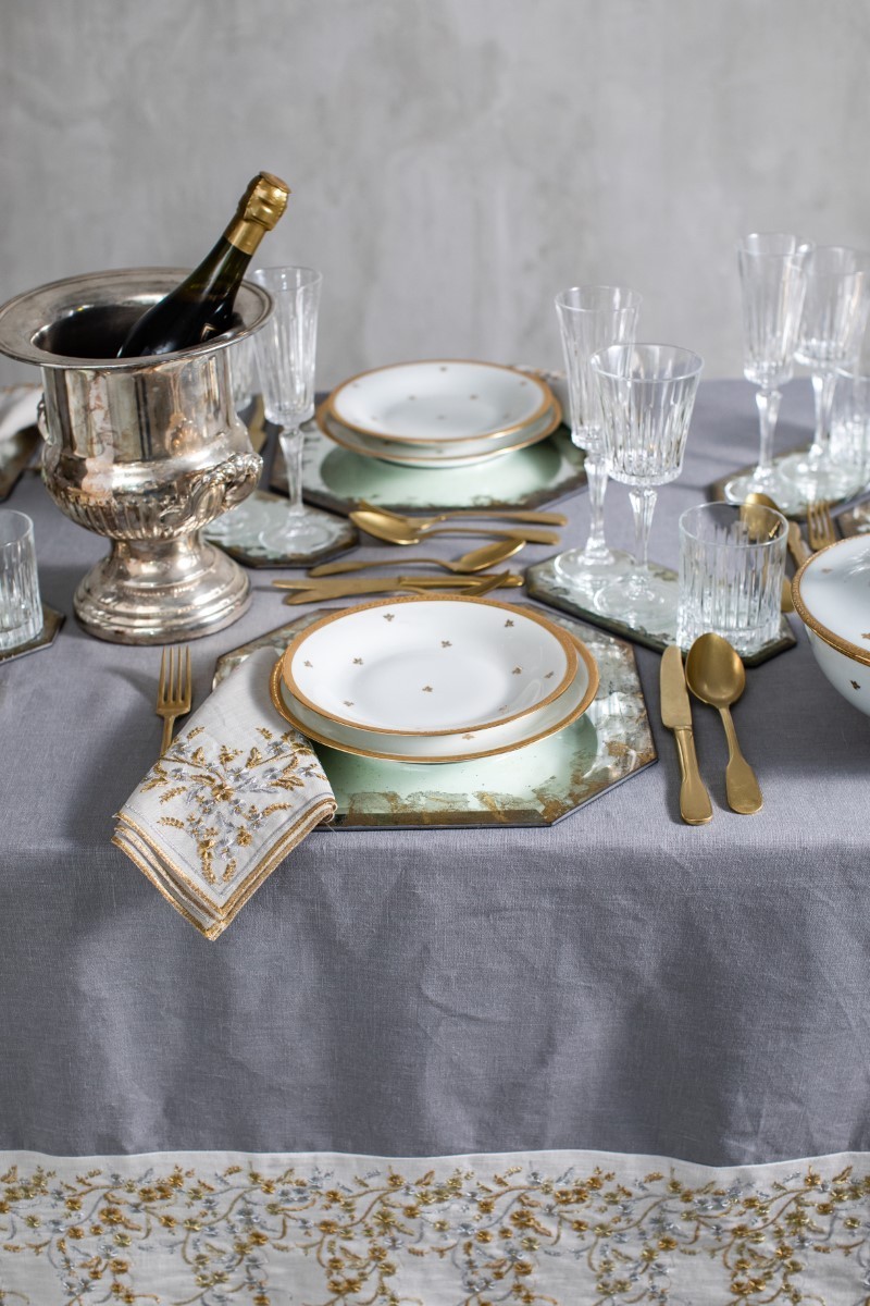 Serviette de table en lin Venaria