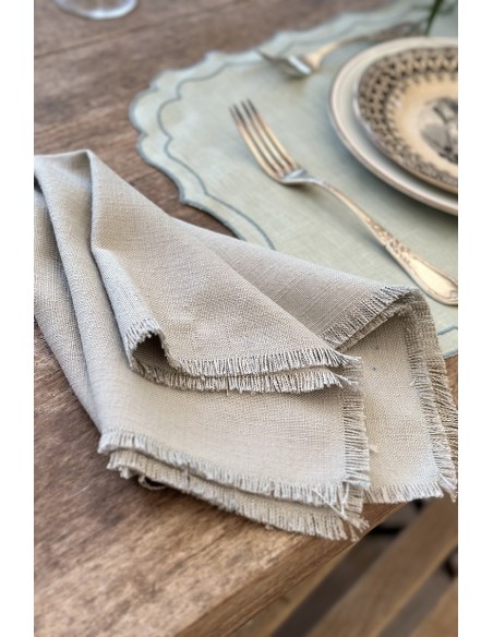 Serviette de table en lin Evelina